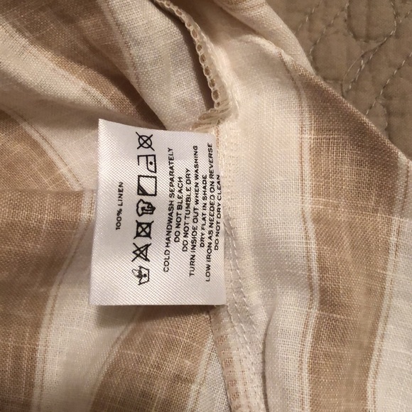 💯% Off Shoulder Linen Dress - Picture 4 of 6